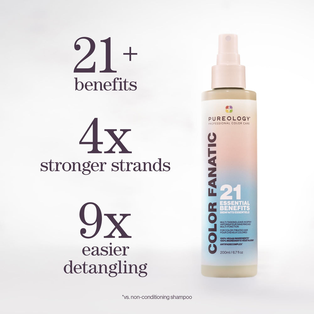Pureology nozzle close-up demonstrating easy, even spray application