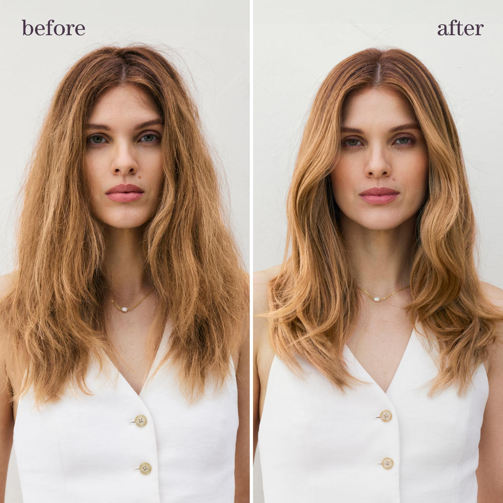 Pureology creamy conditioner texture close-up for smooth detangling