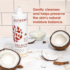 Purezero label close-up highlighting vegan and sulfate-free benefit