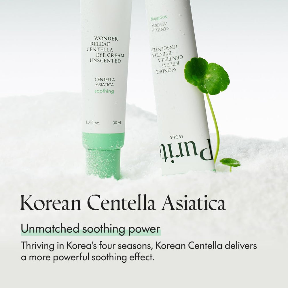 PURITO tube held by hands to show 30ml scale and travel-friendly size