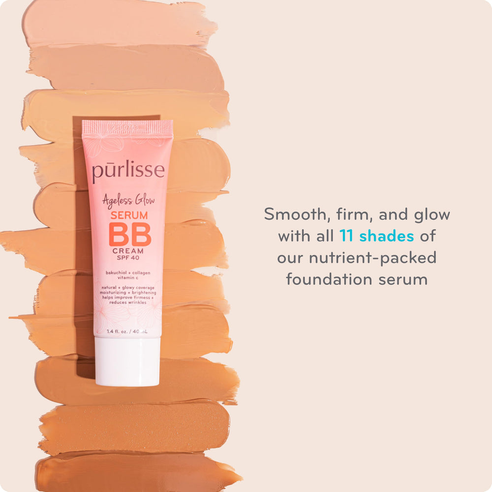 pūrlisse blending with a sponge showing buildable coverage benefit