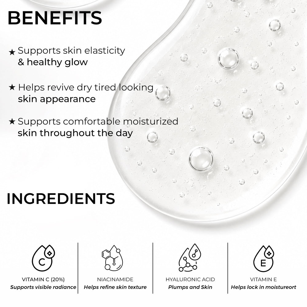 Pursonic serum texture on hand showing lightweight absorption benefit