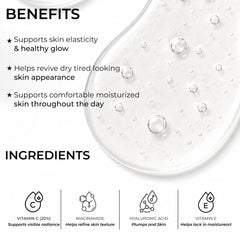 Pursonic serum texture on hand showing lightweight absorption benefit