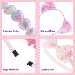 PUSABAOWO cat ear headband worn by child for playful styling