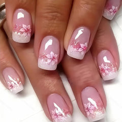 Puyokinm demonstration of pressing a nail on finger for secure adhesion and quick set