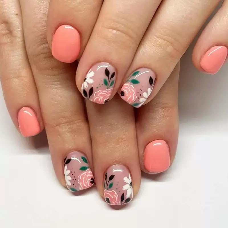 Puyokinm close-up of varied floral designs highlighting glossy finish and detailed patterns