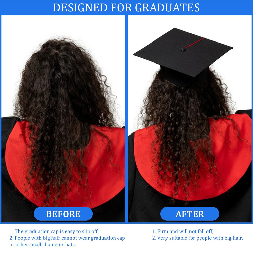 Pvoiue adhesive felt pad detail on insert, ensures reliable mortarboard attachment