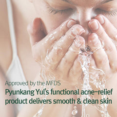Pyunkang Yul creamy foam texture on hand showing gentle lather and soft cleansing benefit
