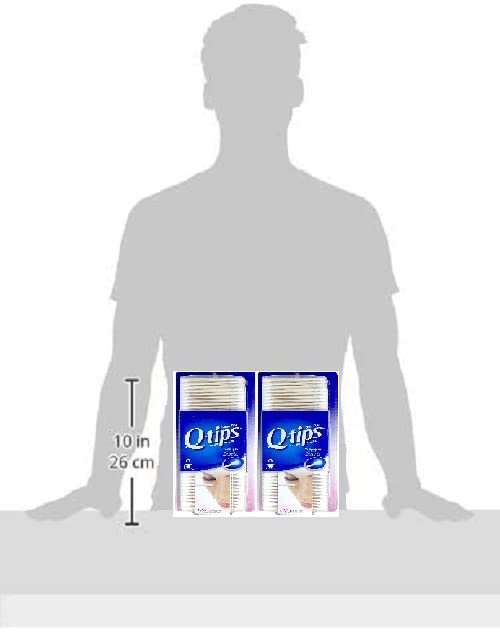 Q-tips in use for makeup touch-up demonstrating precise, gentle correction