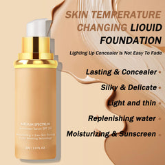 Qawnfy jar label close-up emphasizing SPF 50+ sun protection benefit
