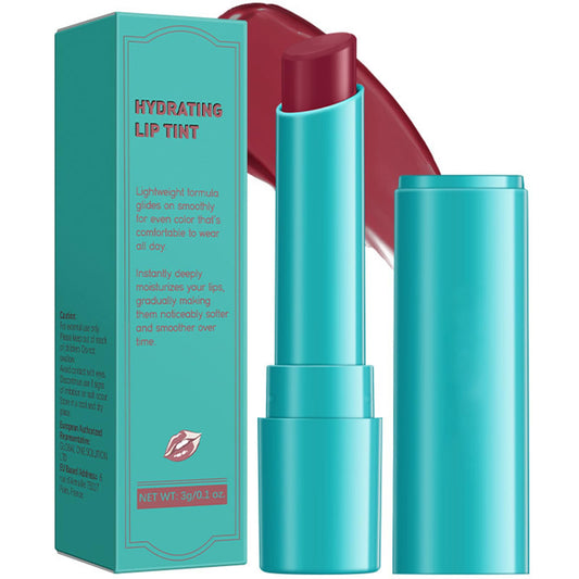 Qawnfy front tube showing muted rose shade and compact design for portability