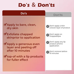 QCMME lip before and after image highlighting defined long-lasting edge