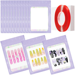 Qenk holographic zip bag front showing reflective finish and clear window benefit