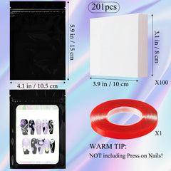 Qenk white cardstock sheets stacked neatly for clean product backing and labels