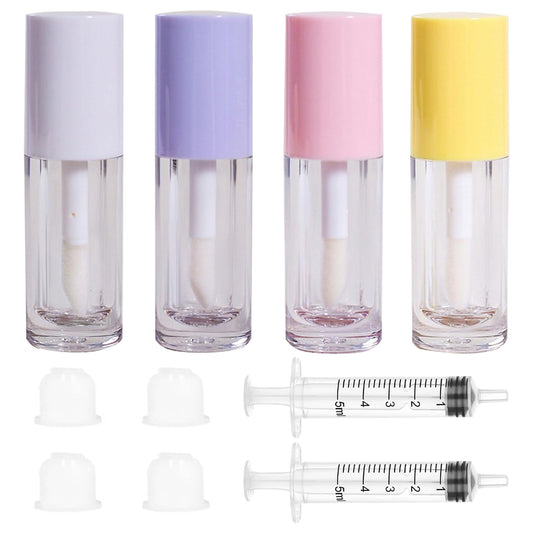 Qeuly clear tubes front view showing neat product presentation and easy identification