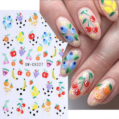 QEYRIYI sticker next to fingertip to show scale and fit for nails