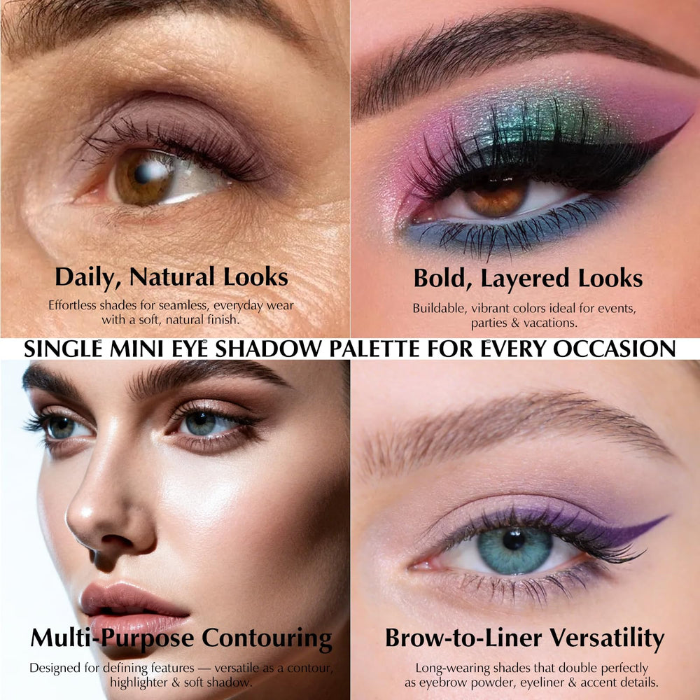 QHOSIULI applied on eyelid in lifestyle shot for natural flattering eye definition