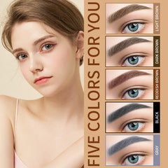 QIC brow scale comparison with coin showing compact travel-friendly size