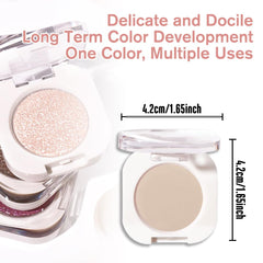 QIDSTERS model wearing nude brown matte on eyelid for a natural, flattering everyday look