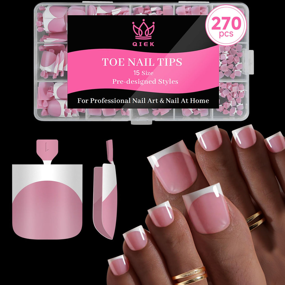QIEK front packaging showing full 270-piece set and clear labeling for easy selection