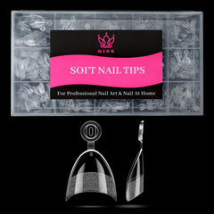 Qiek front packaging showing clear almond tips and quantity benefit