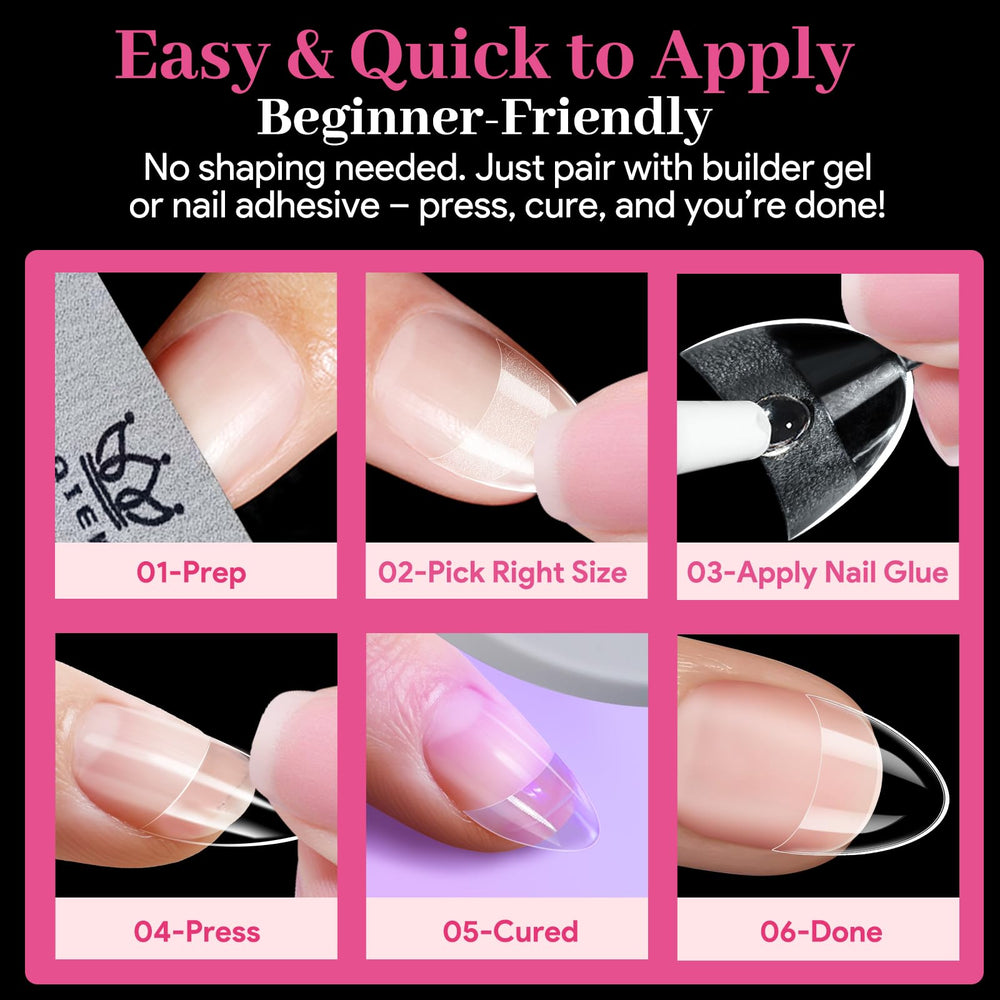 Qiek home salon setup with UV lamp for secure gel curing