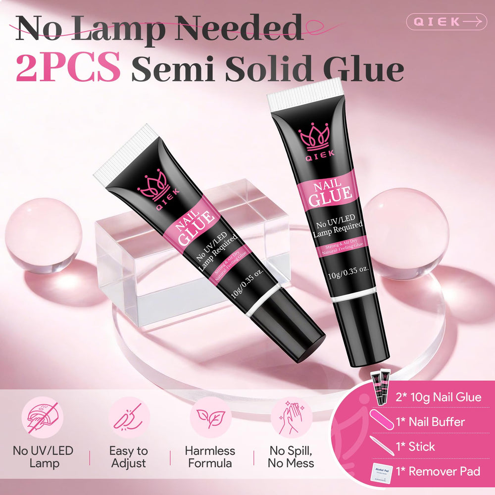QIEK semi-solid gel close-up texture showing controlled formula for mess-free application