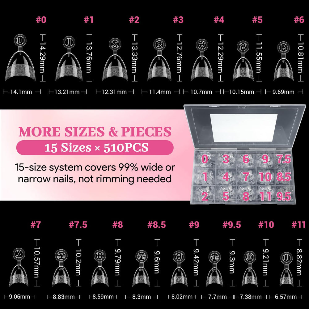 Qiek size comparison with finger scale for correct sizing choice