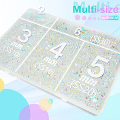 qiipii 6mm flatback jewel detail highlighting light refraction advantage