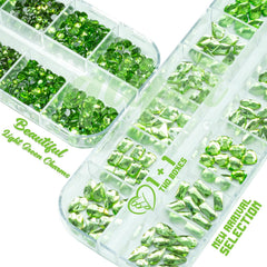 qiipii close-up of K9 glass facets showing bright sparkle and durable shine