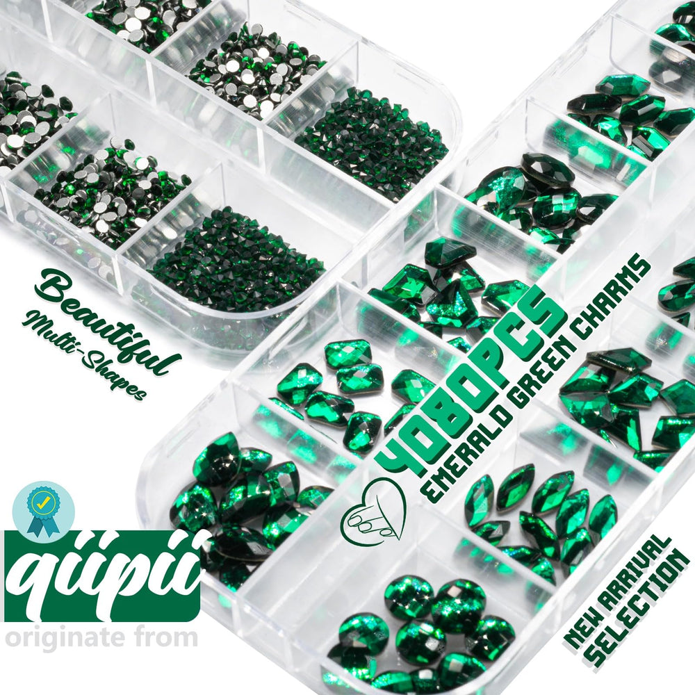 qiipii close-up of K9 glass facets with strong sparkle and clarity
