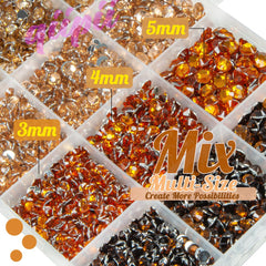 qiipii compartment box with four warm colors kept separated for quick access