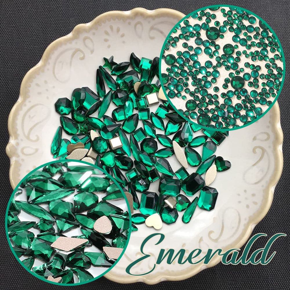 qiipii gems decorating a handmade card adding luxury embellishment