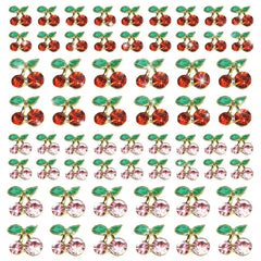 qiipii front packaging showing 60 cherry nail charms and benefits