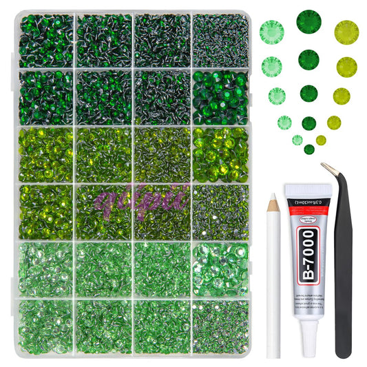 qiipii front packaging showing green series kit and storage box, easy gifting
