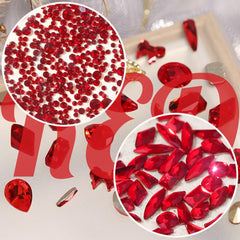qiipii rhinestones applied on nails illustrating salon-ready sparkle