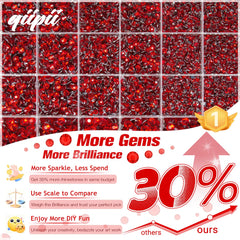 qiipii open 24-grid storage with separated sizes for quick selection benefit