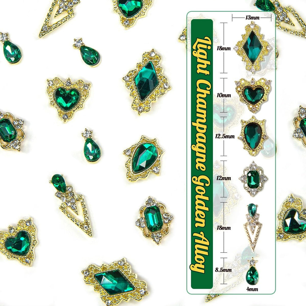 qiipii rhinestones size comparison display showing accurate sizes for planning designs