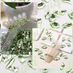 qiipii tweezer and wax pen picking a gem for precise placement and clean application