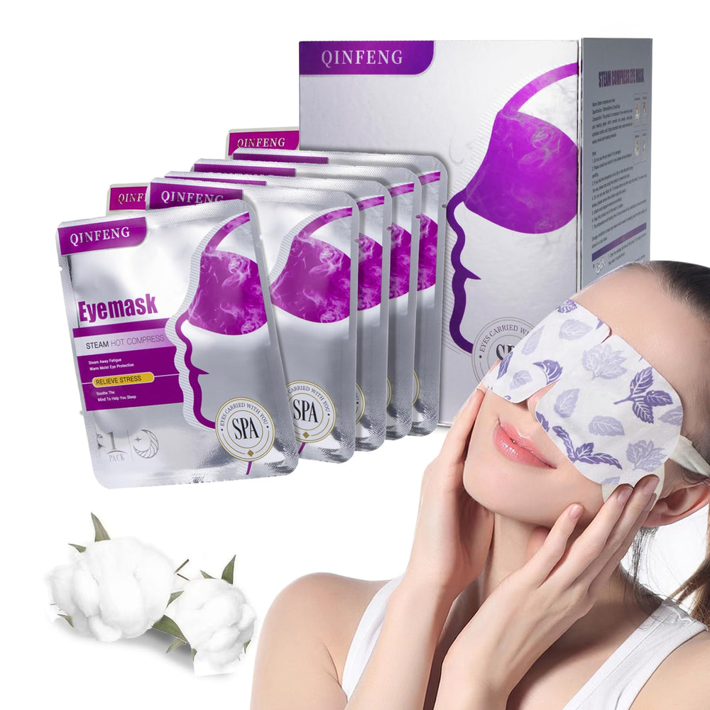 QINFENG box opened with 18 individually foil-wrapped masks