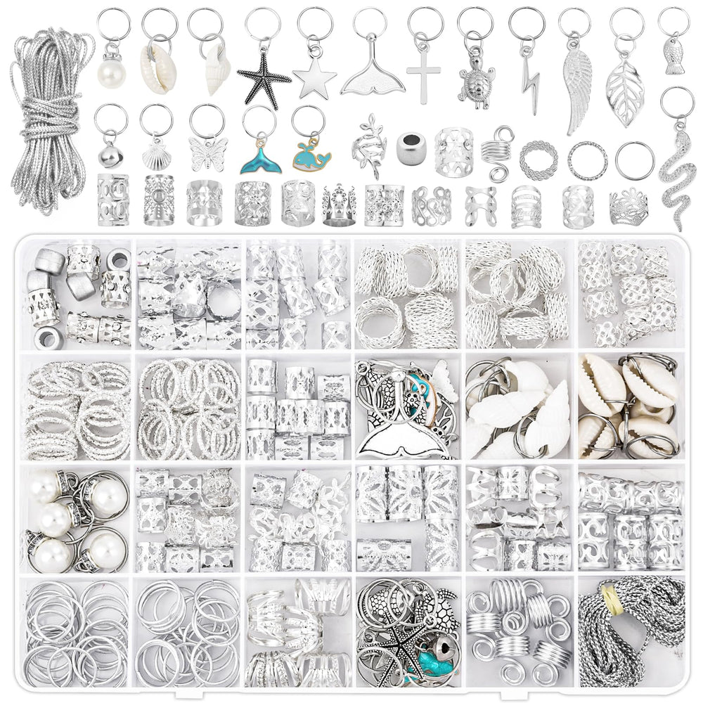 Qinzave clear box of charms showing organized storage and easy access