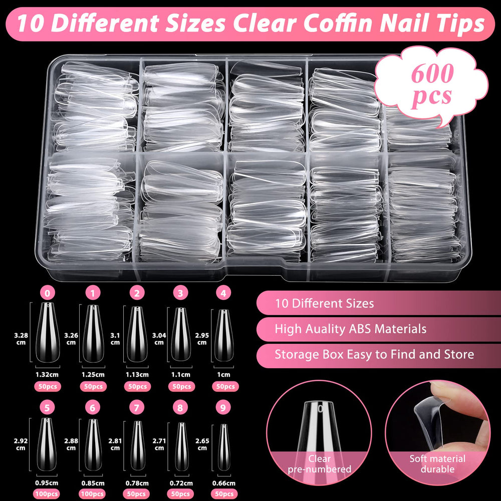 Qinzave close-up of numbered tip sizes for quick accurate matching and sizing