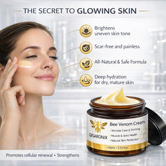 QISARONIX applying cream to face to show smooth finish and non-greasy comfort benefit