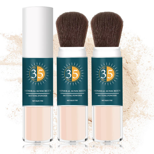 QIUFSSE compact front packaging showing SPF 35 benefits