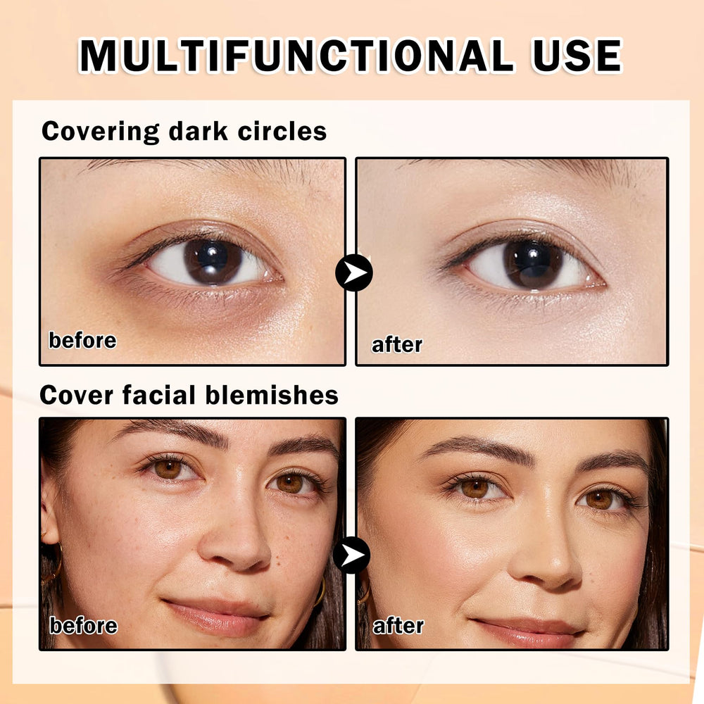 QIUFSSE concealer brush detail for precise spot application benefit