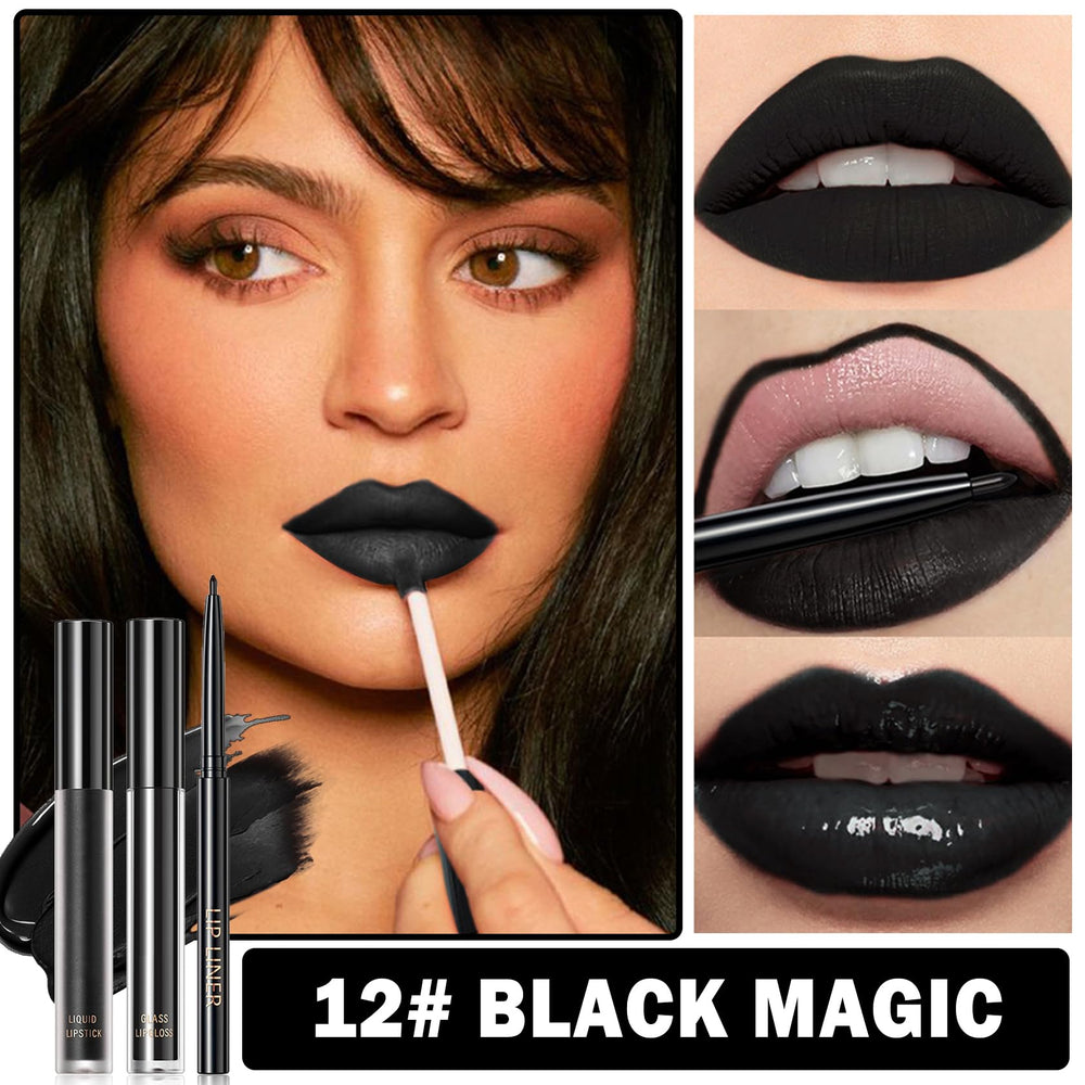 QIUFSSE lip liner close-up tip for precise definition and control