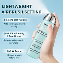 QIUFSSE mist texture detail demonstrates ultra-fine spray for seamless blending