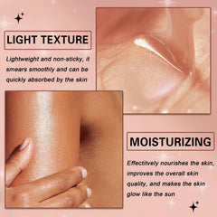 Dispensing QIUFSSE oil texture from bottle demonstrating quick absorption