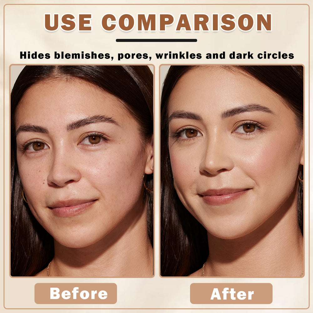 QIUFSSE spray on hand demonstrating buildable coverage and blendability