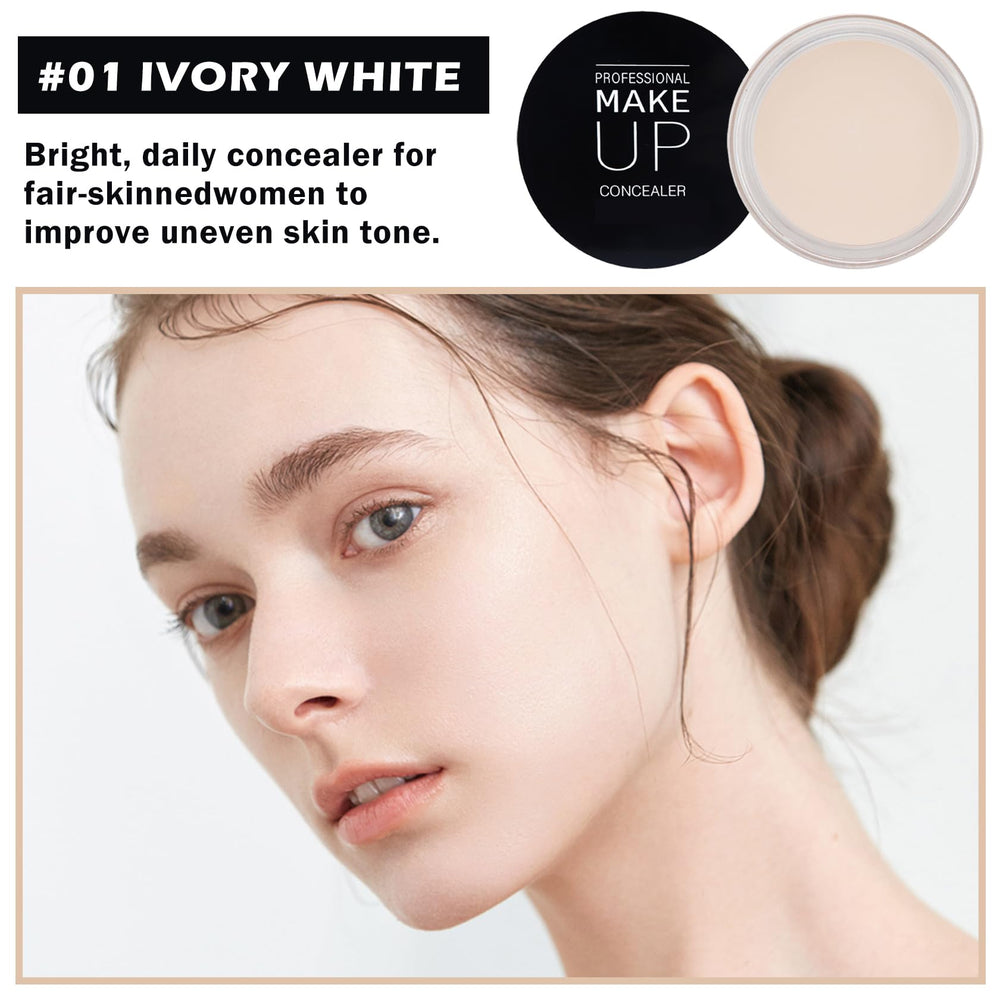 QIUFSSE concealer texture close-up showing creamy finish for smooth blending benefit